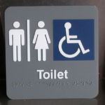 custom unisex accessible toilet