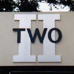 two restuarant 3d lettering
